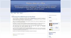 Desktop Screenshot of blog.walteralmeida.com